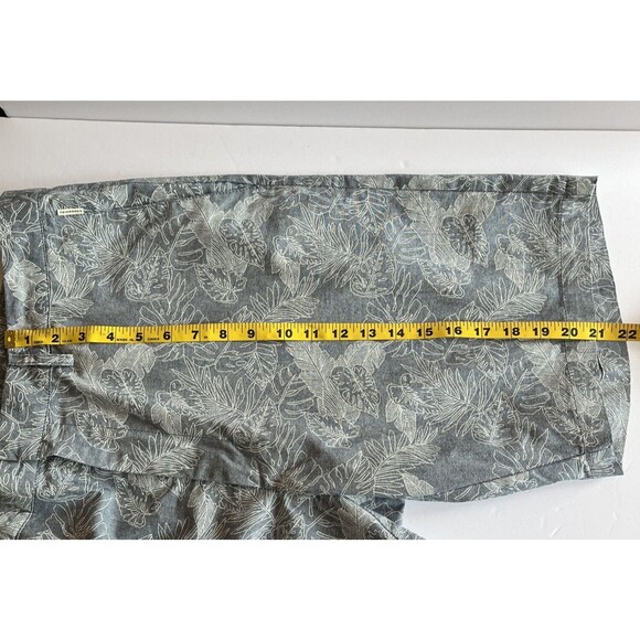 7 Diamonds Mens Size 38 X 22 Performance Shorts Tropical Flat Front Hidden Fly - Picture 11 of 16